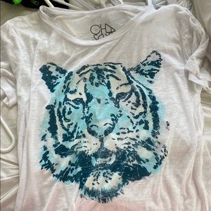 worn once soft tiger shirt from chaser